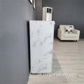 Gabinete MDF de vidro de mármore branco 5